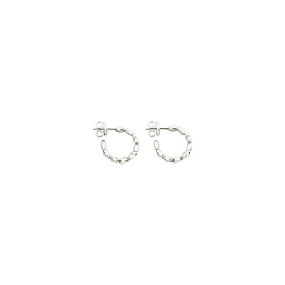 Dodo Cuore heart earrings in silver